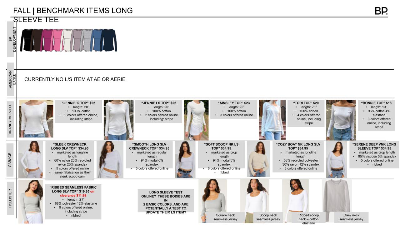 Fall Benchmark — Long Sleeve Tee