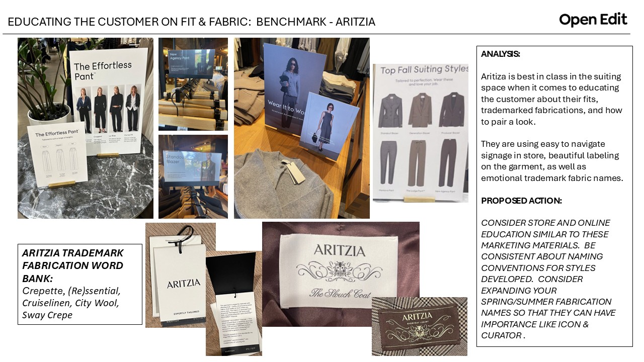 Educating the Customer — Benchmark Aritzia